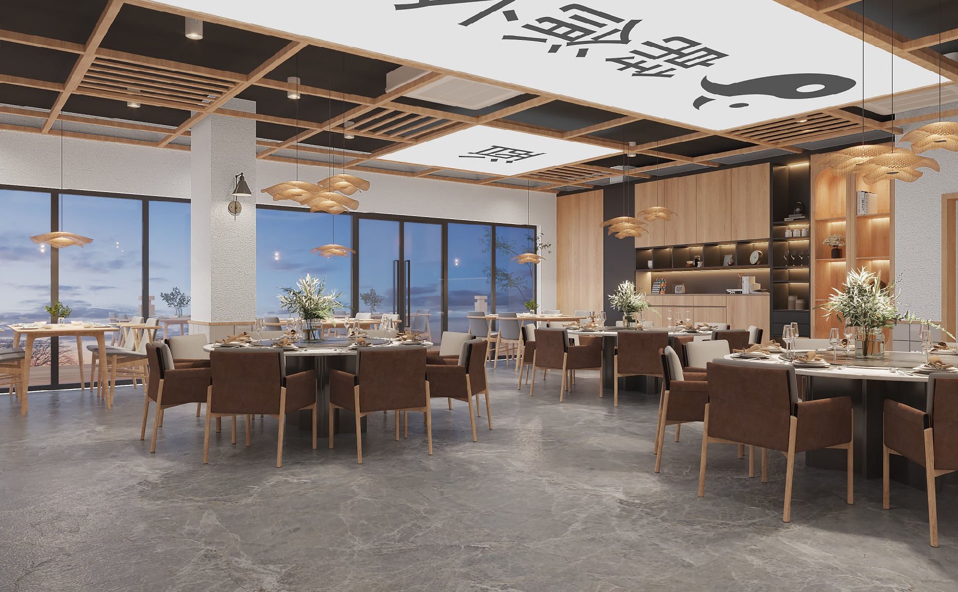 中式民宿酒店裝修設(shè)計(jì)案例效果圖